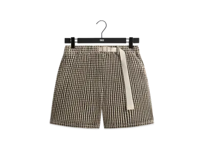 Kith Geometric Diamond Mason Short "Black"