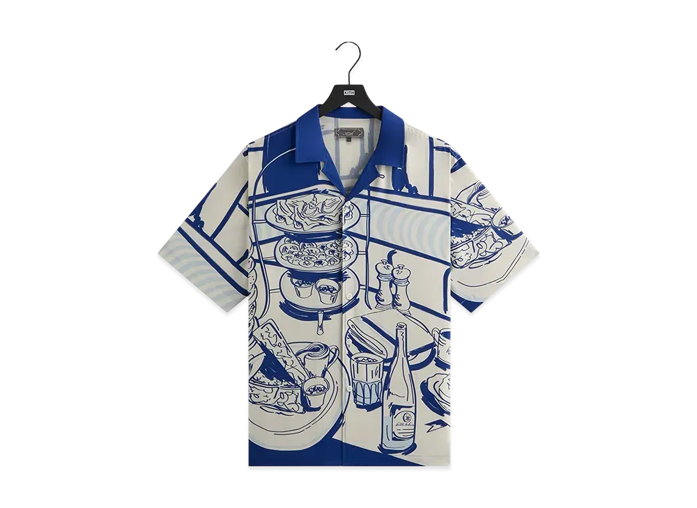 Kith Still Life Short Sleeve Thompson Camp Collar Shirt "Current"