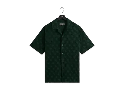 Kith Monogram Terry Thompson Camp Collar Shirt "Stadium"