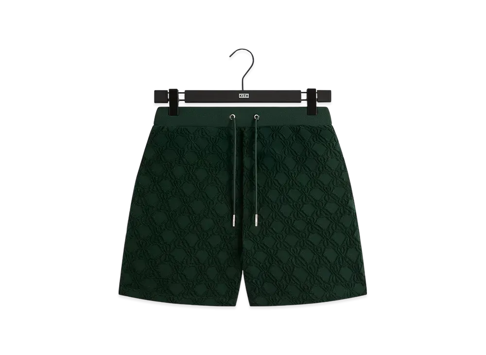 Kith Crest Monogram Terry Graham Short "Stadium"