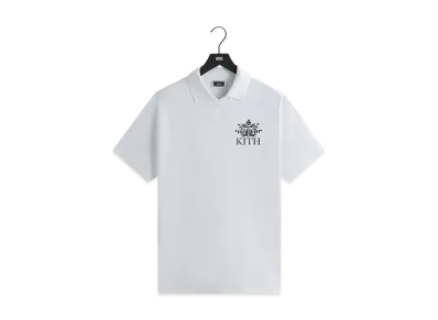 Kith Pique Short Sleeve Tap in Polo "White"