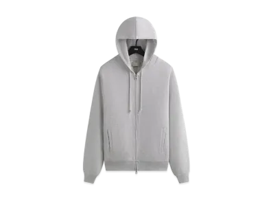 Kith Interlock Williams V Full Zip Hoodie "Light Heather Grey"