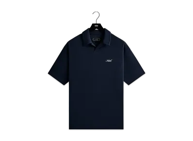 Kith Micro Waffle Drew Polo "Nocturnal"