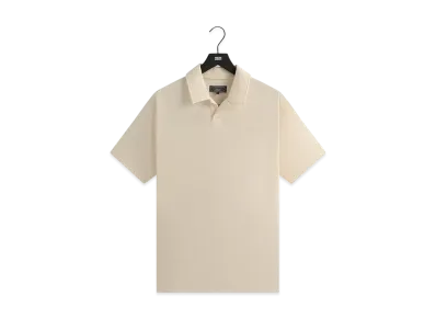 Kith Micro Waffle Drew Polo "Sandrift"