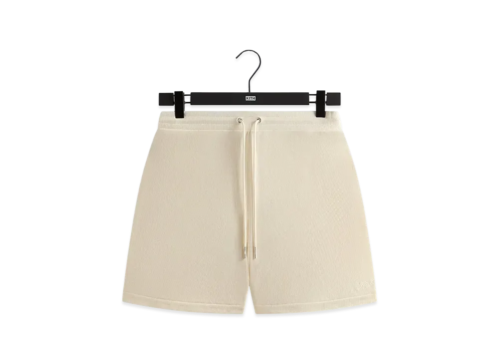 Kith Micro Waffle Graham Short "Sandrift"