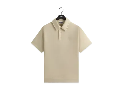 Kith Crystal Wash Interlock Graham Polo "Durum"