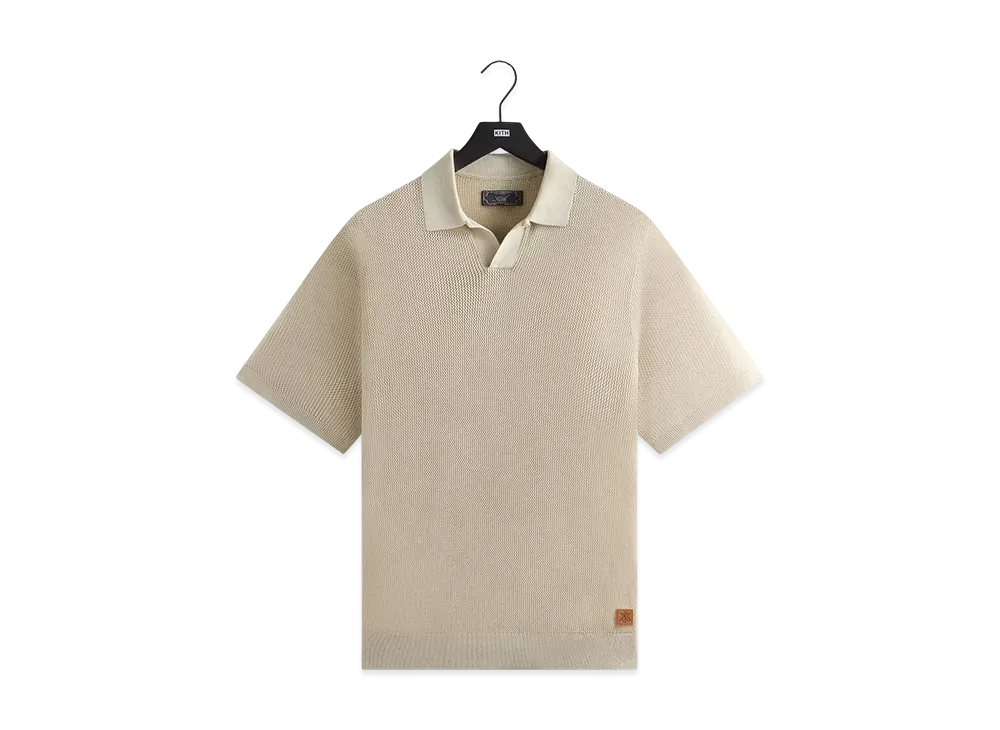 Kith Open Knit Drew Polo "Veil"