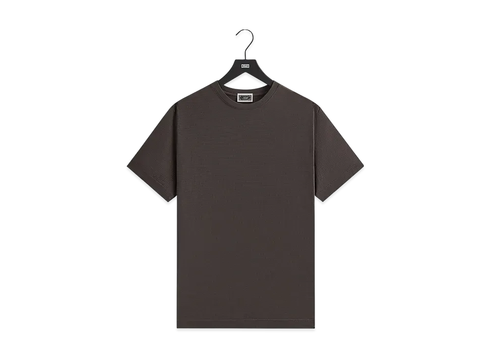 Kith Pointelle Mesh Short Sleeve Heathrow Tee "Cacao"