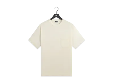 Kith Pointelle Mesh Leonard Pocket Tee "Sandrift"