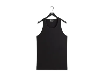 Kith Pointelle Mesh Spencer Tank "Black"