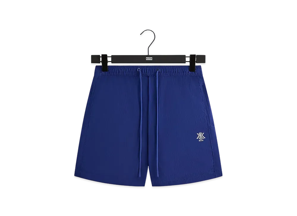 Kith Garment Washed Nylon Active Swim Short "Current"