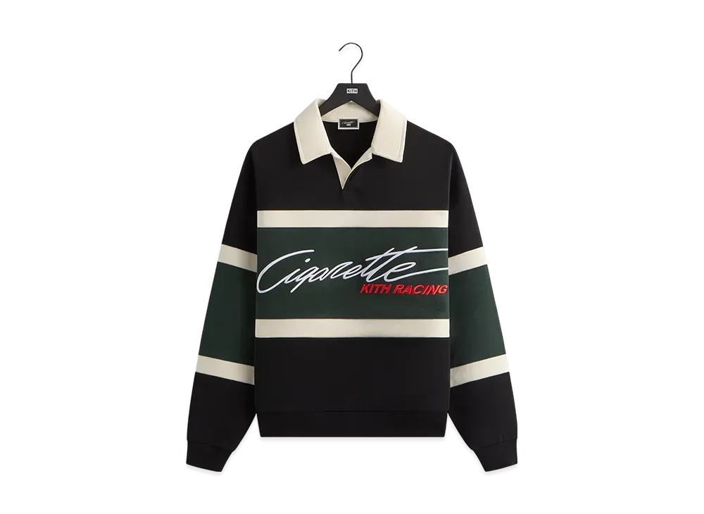 Kith x Cigarette Racing Nelson Rugby "Black"
