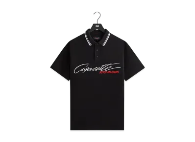 Kith x Cigarette Racing Pique Polo "Black"