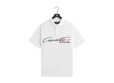 Kith x Cigarette Racing Pique Polo "White"