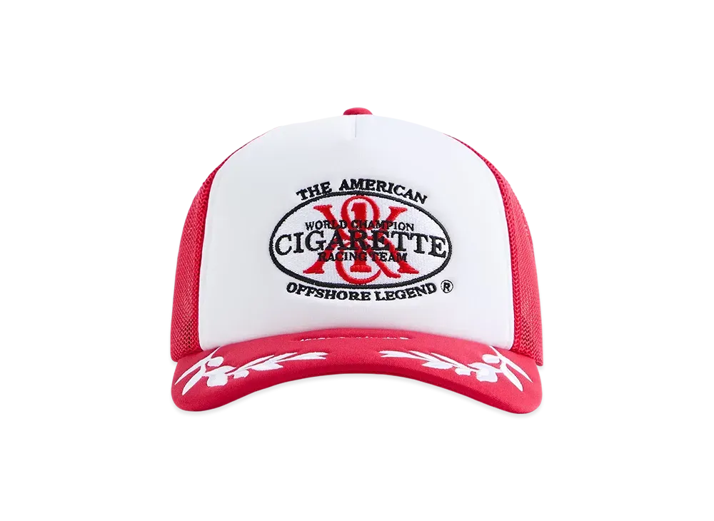 Kith x Cigarette Nolan Trucker Hat "Cinnabar"