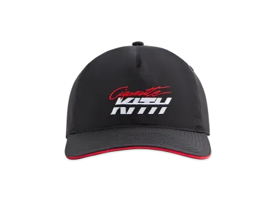 Kith x Cigarette Wrinkle Nylon Bay Speed Low Pinch Crown Snapback "Black"