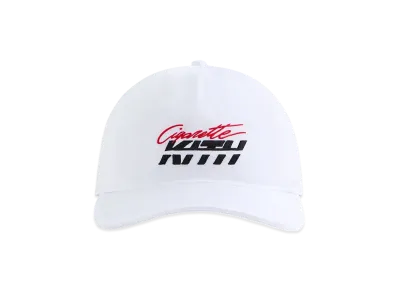 Kith x Cigarette Wrinkle Nylon Bay Speed Low Pinch Crown Snapback "White"