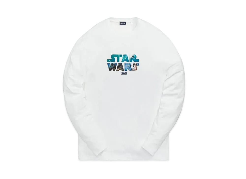 キス スター ウォーズ ハイライト L/S Tシャツ "ホワイト"