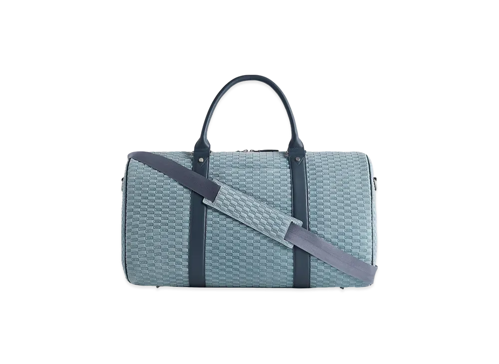Kith Monogram Suede Duffle Bag "Mist"