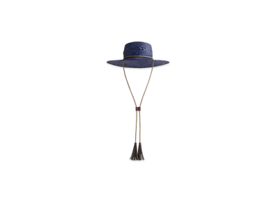 Kith Raffia Traveler's Hat "Nocturnal"