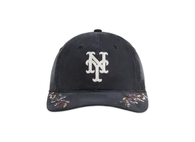 Kith x '47 x the New York Mets Cupro Linen Franchise LS Cap "Black"