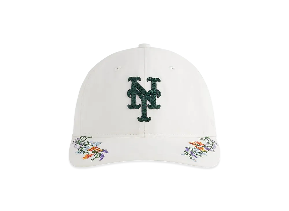 Kith x '47 x the New York Mets Cupro Linen Franchise LS Cap "Sandrift"