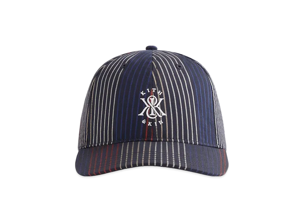 Kith Seersucker Aaron Classic Cap "Nocturnal"