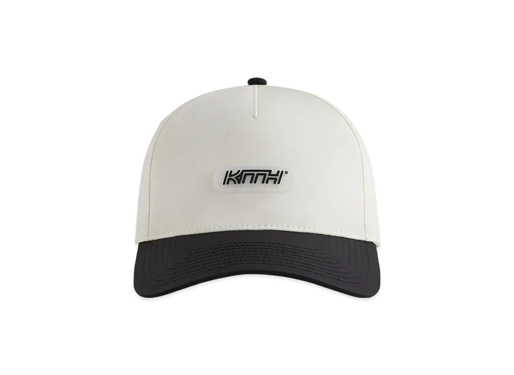 Kith Two-Tone Wrinkle Nylon Bay Low Pinch Crown Cap "Black"