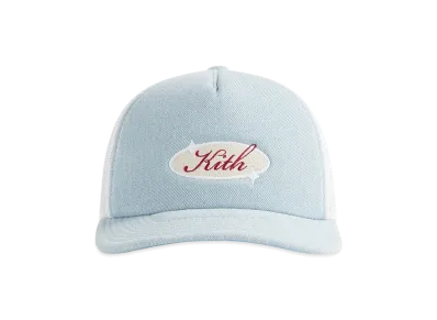 Kith Denim Nolan Trucker Hat "Light Indigo"