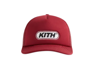 Kith Poly Foam Fast Logo Patch Nolan Trucker Hat "Allure"