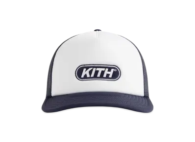Kith Poly Foam Fast Logo Patch Nolan Trucker Hat "Nocturnal"
