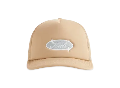 Kith Freeway Logo Poly Foam Nolan Trucker Hat "Canvas"