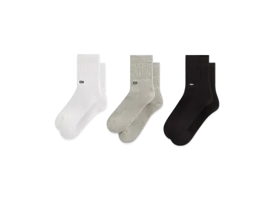 Kith Classic Half Crew 3-Pack Socks "Multi"
