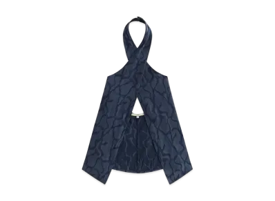 Kith Women Mika Wavy Jacquard Wrap Halter "Nocturnal"