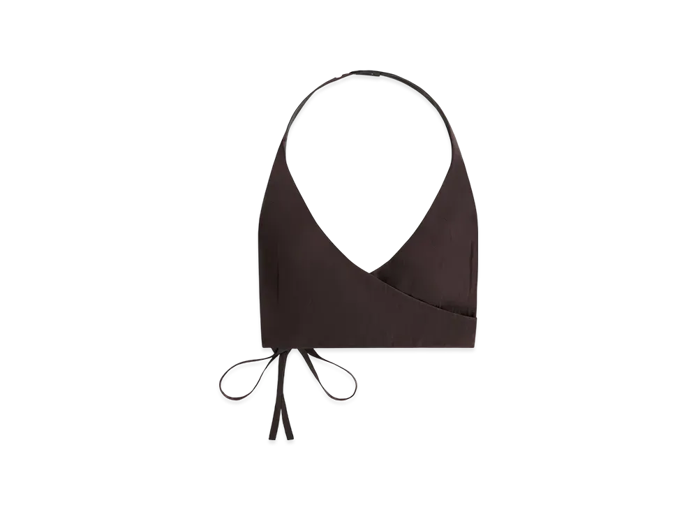 Kith Women Shir Crest Satin Wrap Vest "Incognito"