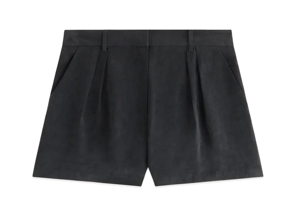 Kith Women Astrid Pleated Trouser Short "Black"