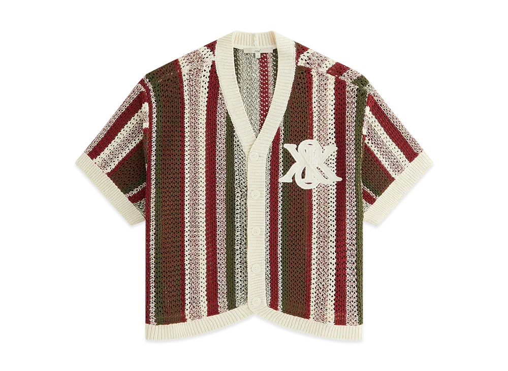 Kith Women Robyn Crochet Baseball Jersey "Rhone"