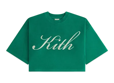 Kith Women Min Towel Terry Cropped Tee "Newt"