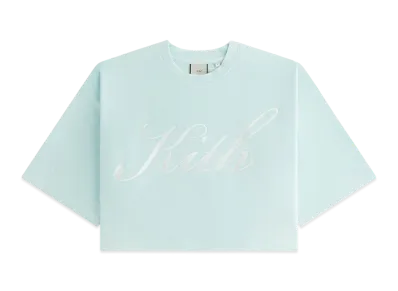 Kith Women Min Towel Terry Cropped Tee "Helium"