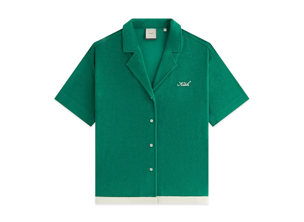 Kith Women Elena Towel Terry Shirt "Newt"