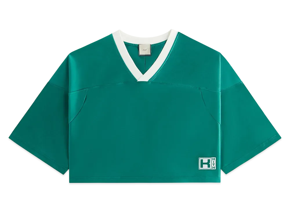 Kith Women Koda Cropped Football Jersey "Newt"