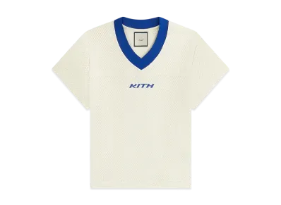 Kith Women Nicci Mesh Football Jersey "Sandrift"