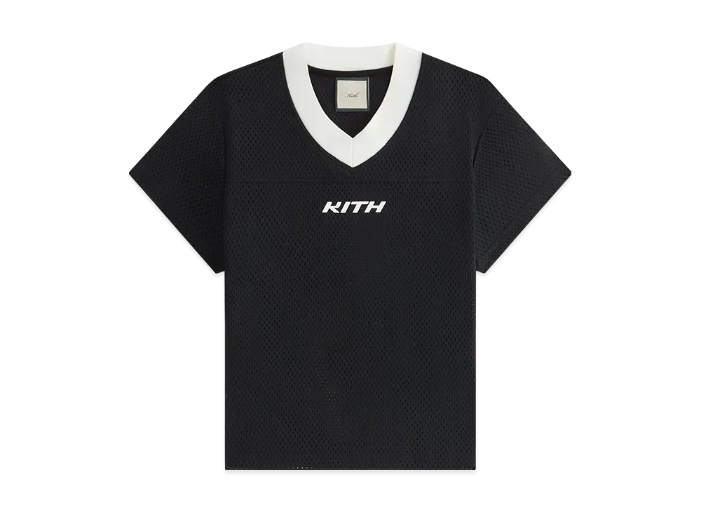 Kith Women Nicci Mesh Football Jersey "Black"