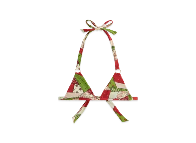 Kith Women Kenna Patchwork Scarf Tie Top "Kyoho"