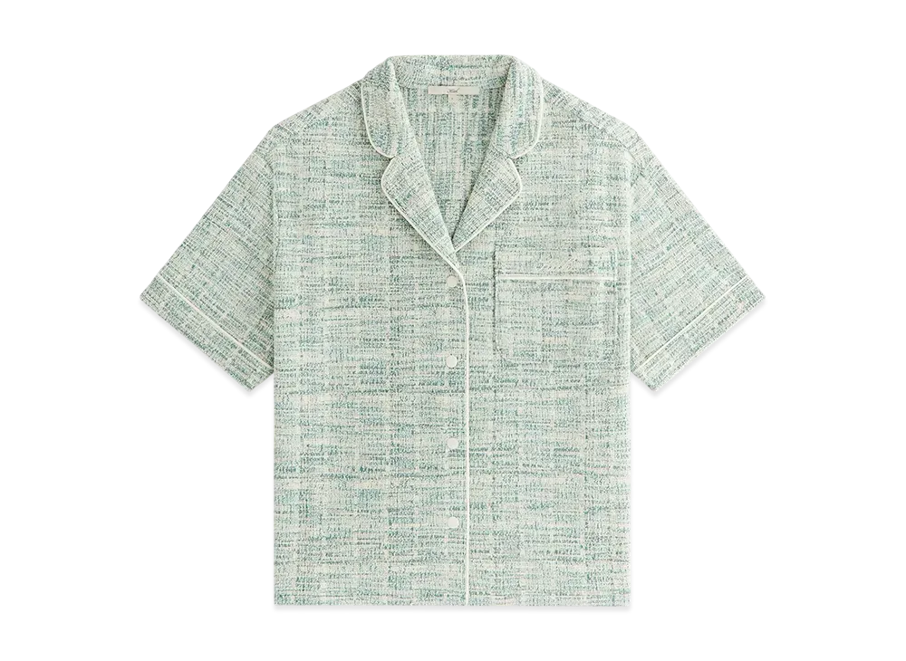 Kith Women Tweed Camp Shirt "Mykonos"