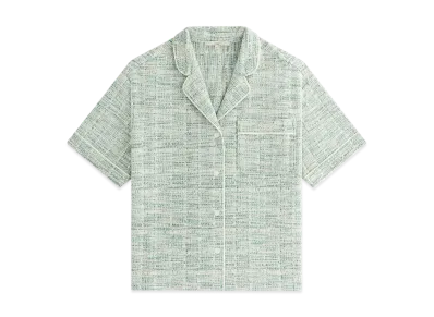 Kith Women Tweed Camp Shirt "Mykonos"