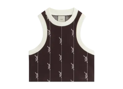 Kith Women Tiana Pique Logo Knit Tank "Incognito"