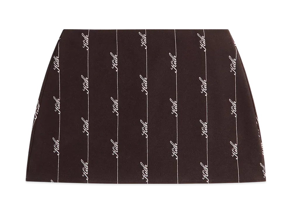 Kith Women Sven Pique Logo Knit Skort "Incognito"