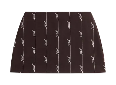 Kith Women Sven Pique Logo Knit Skort "Incognito"