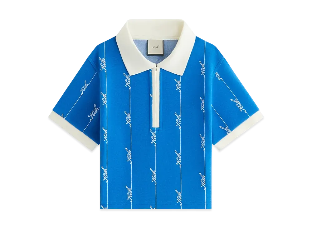 Kith Women Taylen Pique Logo Knit Polo 